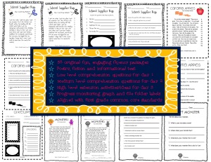 First Grade Fluency Intervention Bundle Preview-2